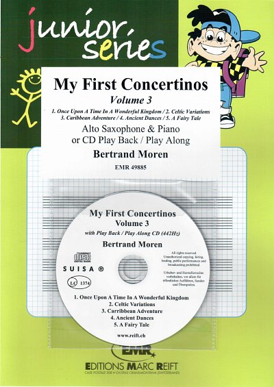 B. Moren: My First Concertinos Volume 3, ASaxKlav (+CD)