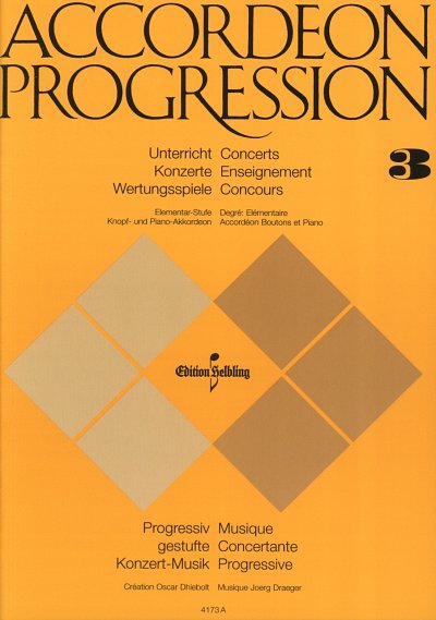 J. Draeger: Accordeon Progression Band 3 Elemantar Stuf, Akk