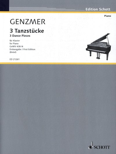 H. Genzmer: 3 Tanzstücke GeWV 438-N , Klav