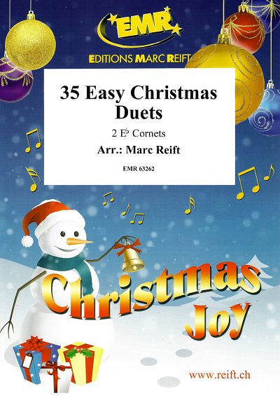 M. Reift: 35 Easy Christmas Duets, 2Korn (Sppa)