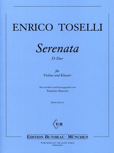 E. Toselli: Serenata D-Dur, VlKlav (KlavpaSt)