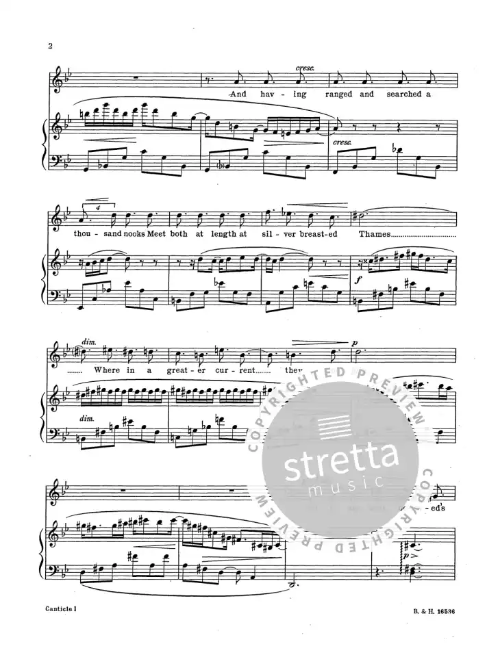 B. Britten: Canticle No.1 'My Beloved Is Mine' Op., GesHKlav (2)