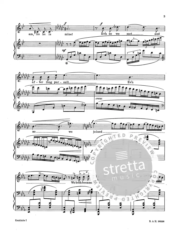 B. Britten: Canticle No.1 'My Beloved Is Mine' Op., GesHKlav (3)