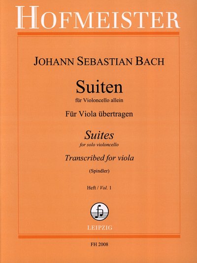 J.S. Bach: Suiten für Violoncello Band 1 (Nr.1-3)