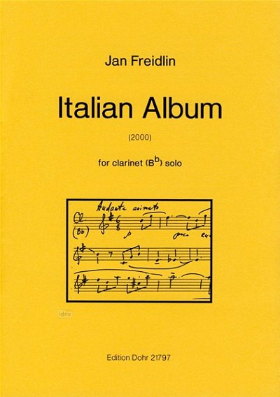 J. Freidlin: Italienisches Album, Klar (Part.)