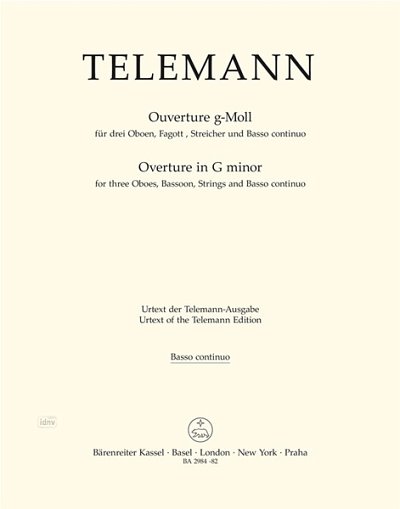 G.P. Telemann: Ouverture g-Moll TWV 55:g4, Barorch (VcKb)