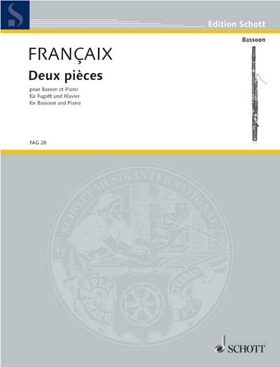 DL: J. Françaix: Zwei Stücke, FagKlav