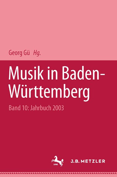 Musik in Baden Württemberg – Jahrbuch 2003