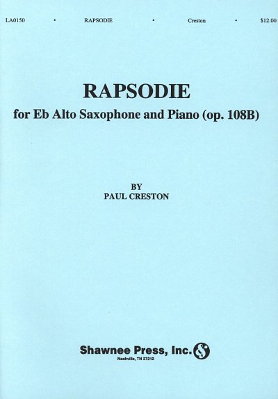 P. Creston: Rhapsodie op. 108b, ASaxKlav (KlavpaSt)