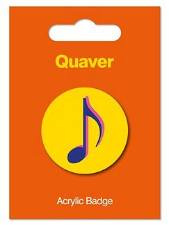 Acrylic Badge - Quaver