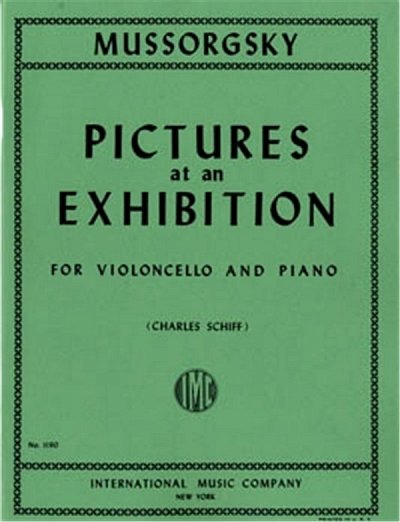 M. Mussorgski: Pictures at an Exhibition, VcKlav (KlavpaSt)