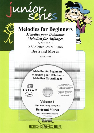 B. Moren: Melodies for Beginners Volume 1, 2VcKlav (+CD)