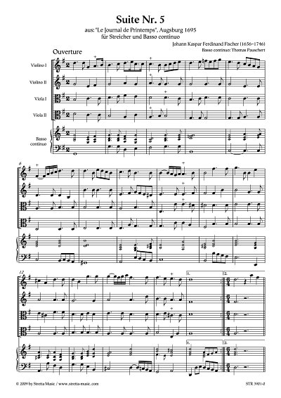 DL: J.C.F. Fischer: Suite Nr. 5 aus 