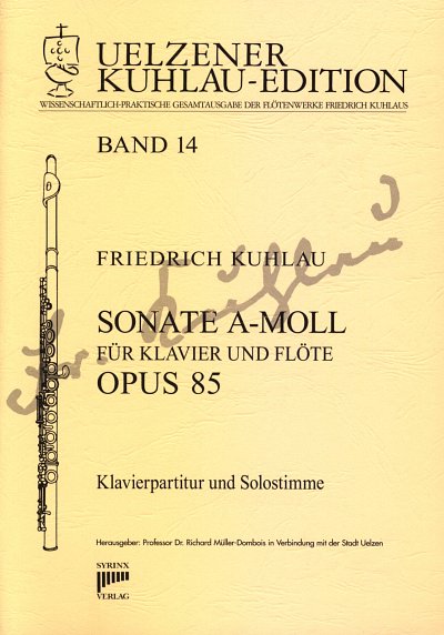 F. Kuhlau: Sonate A-Moll Op 85 Uelzener Kuhlau Edition 14