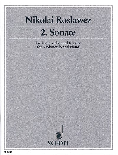 N. Roslawez: 2. Sonate , VcKlav (KlavpaSt)