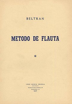 J.M. Beltrán Fernánd: Método de flauta, Fl