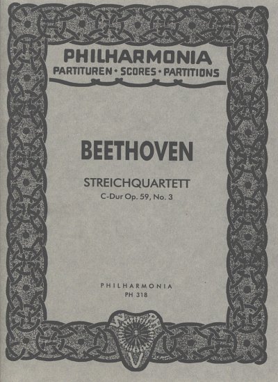 L. v. Beethoven: Streichquartett op. 59/3, 2VlVaVc (Stp)