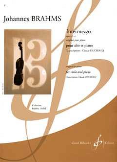 J. Brahms: Intermezzo Opus 117 N° 1
