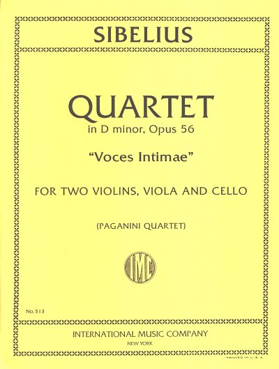 J. Sibelius: Quartett D-Moll Op 56