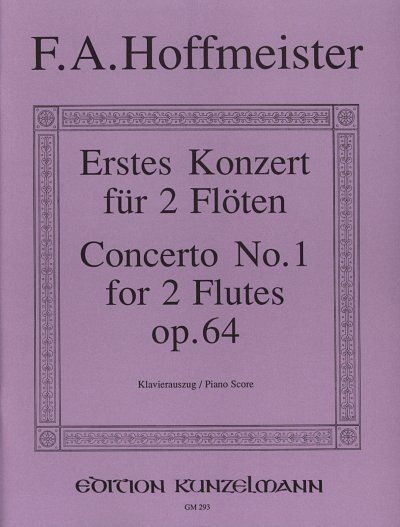 F.A. Hoffmeister: Konzert Nr. 1 für 2 Flöt, 2FlöKammo (KASt)