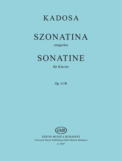Sonatine Op 11 B, Klav