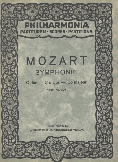 W.A. Mozart: Symphonie Nr. 28 KV 200 