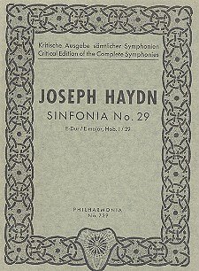 J. Haydn: Symphonie Nr. 29 Hob. I:29 