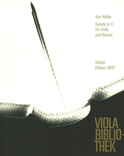 K. Höller: Sonate in E op. 62 , VaKlv