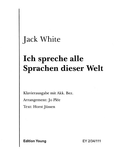 J. White (DE): Ich spreche alle Sprachen dieser Welt