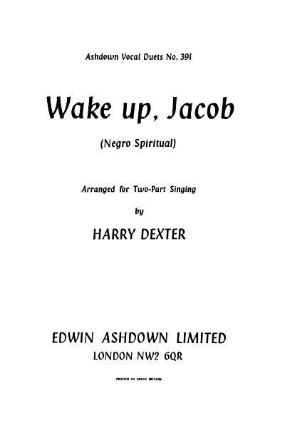 Wake Up, Jacob