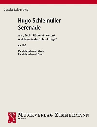 DL: H. Schlemüller: Serenade, VcKlav