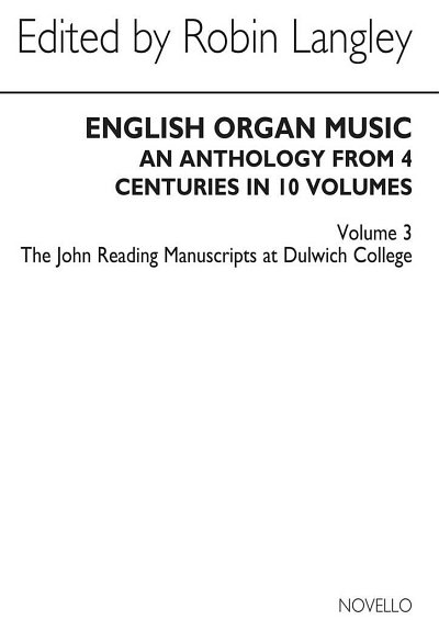 R. Langley: English Organ Music Volume Three, Org