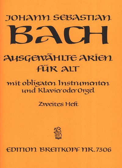 J.S. Bach: Ausgewählte Arien für Alt 2