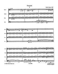 R. Saxton: Fantazia For String Quartet, 2VlVaVc (Pa+St)