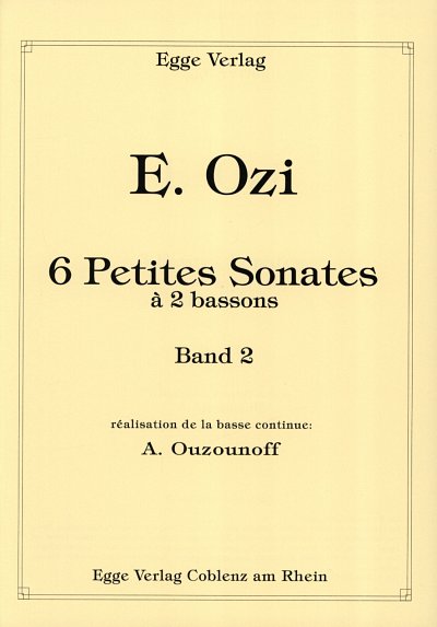 Ozi Etienne: 6 Petites Sonates 2