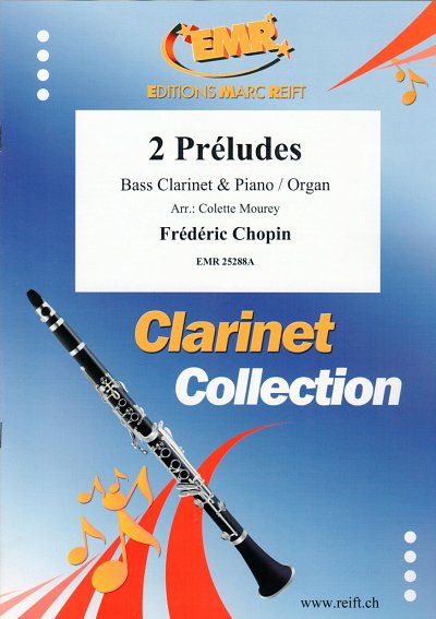 F. Chopin: 2 Préludes, BassklarKlav