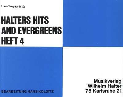 H. Kolditz: Halters Hits and Evergreen, Varblaso;Key (ASax1)