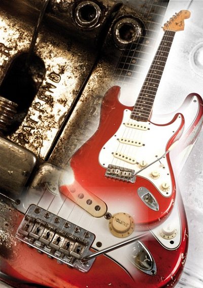 Vintage-Guitar-Poster (Fender Stratocaster)
