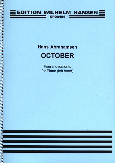 H. Abrahamsen: October, Klav