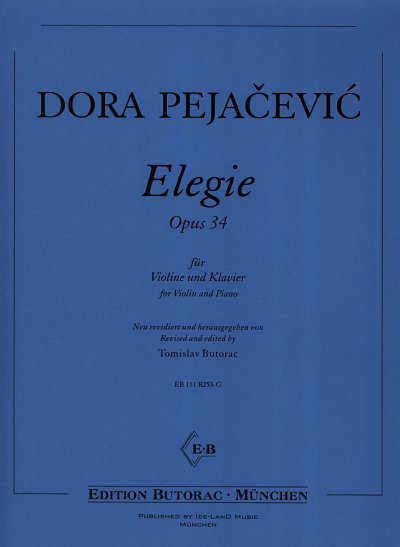 Pejacevic Dora: Elegie Op 34