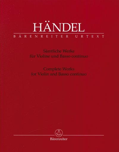 G.F. Händel: Sämtliche Werke, VlBc (Pa+St)