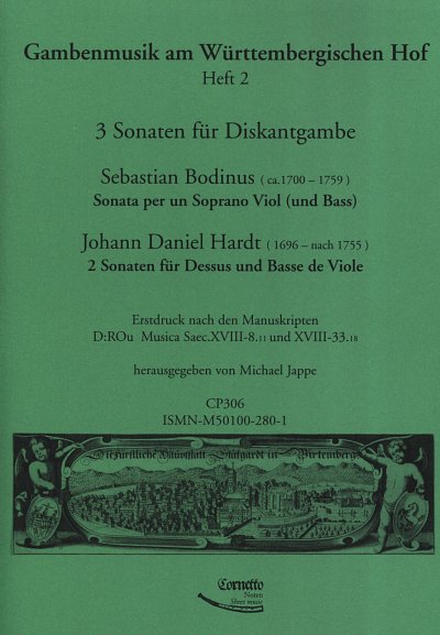 Sonata per un Soprano Viol (und Bass) - 2 Sonaten für Dessus und Basse de Viole