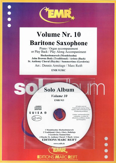 M. Reift: Solo Album Volume 10, BarsaxKlav/O (+CD)