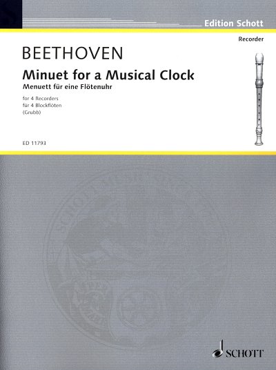 AQ: L. v. Beethoven: Menuett für eine Spieluhr WoO  (B-Ware)