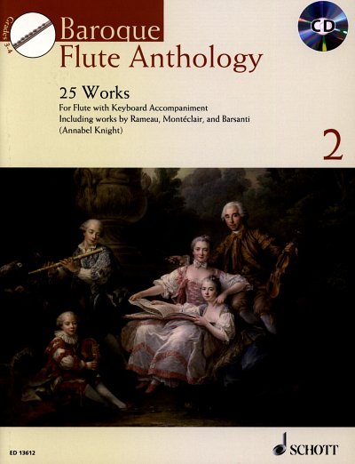 A. Knight: Baroque Flute Anthology 2, Fl;Klav (+CD)