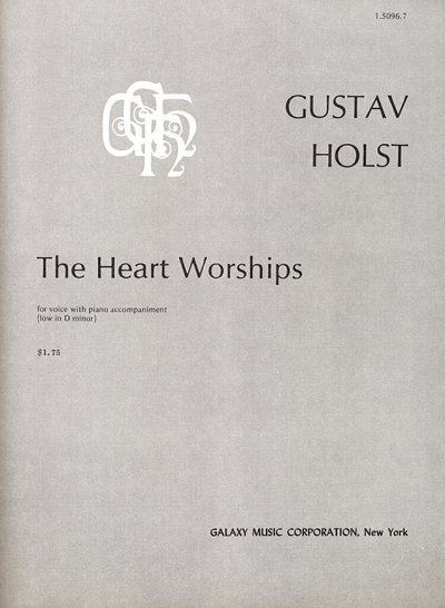 G. Holst: The Heart Worships, GesTiKlav (Bu)