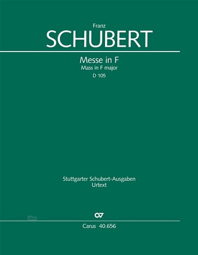 DL: F. Schubert: Messe in F F-Dur D 105 (1814) (Part.)