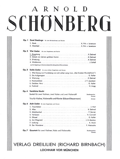 A. Schönberg: Erwartung op. 2,1, GesKlav (EA)