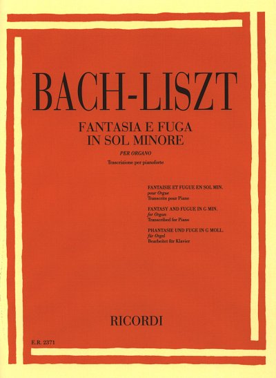 J.S. Bach: Phantasie und Fuge in g-moll BWV 542, Klav