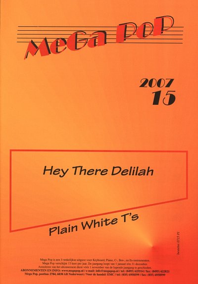 Plain White T.'s: Hey There Delilah Mega Pop 2007 15